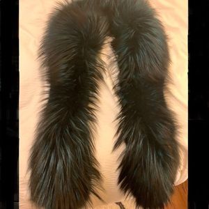 Carmen Marc Valvo Couture Fur Wrap O/S